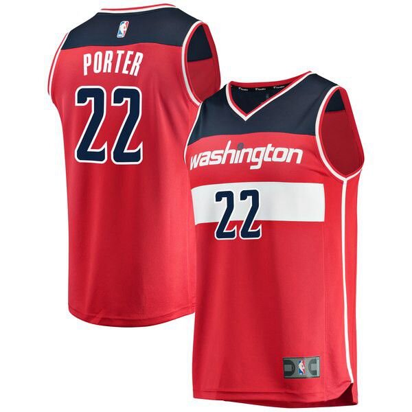 Washington Wizards Otto Porter Player красная майка НБА - Icon Edition
