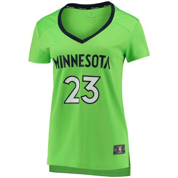 Minnesota Timberwolves Jimmy Butler зеленая майка НБА - Statement Edition женская