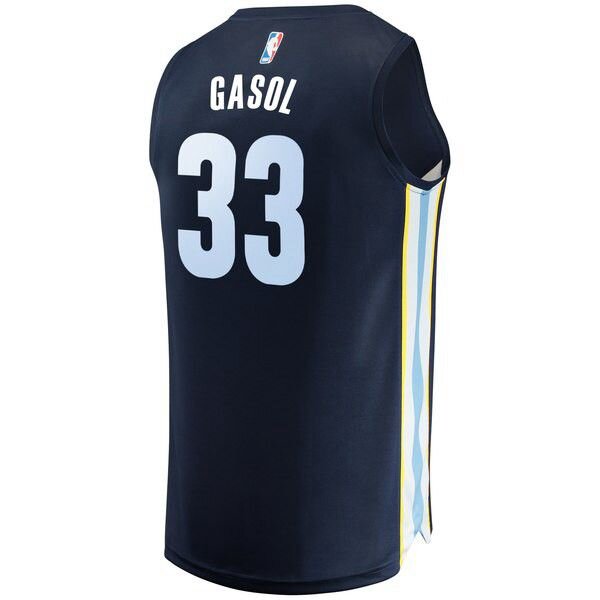 Memphis Grizzlies Marc Gasol темно-синяя майка НБА - Icon Edition