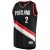 Portland Trail Blazers Wade Baldwin IV черная майка НБА - Icon Edition подростковая