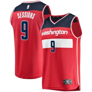 Washington Wizards Ramon Sessions Player красная майка НБА - Icon Edition