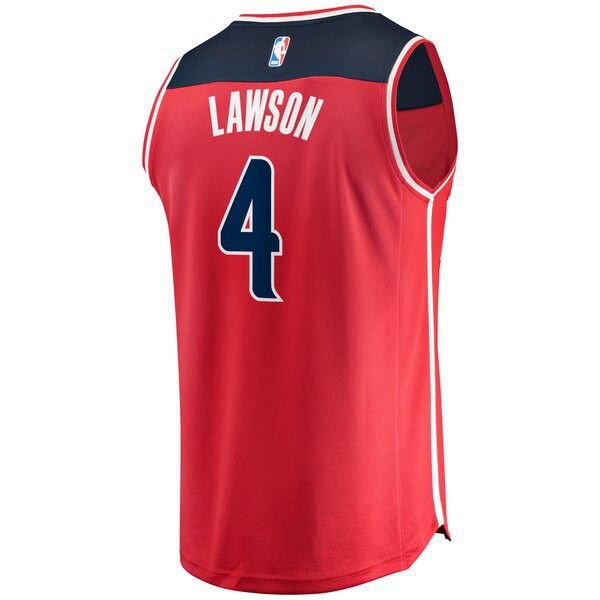 Washington Wizards Ty Lawson Player красная майка НБА - Icon Edition