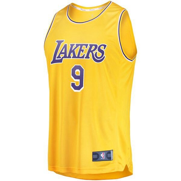 Los Angeles Lakers Rajon Rondo золотая майка НБА - Icon Edition подростковая