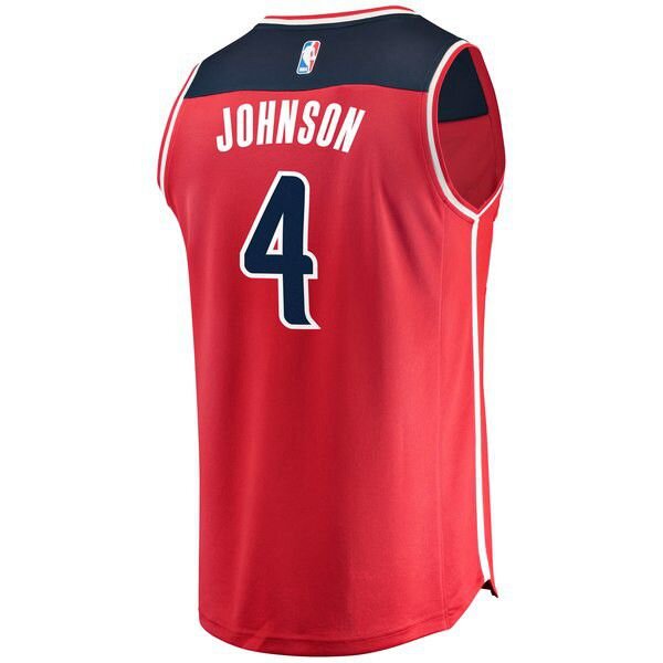 Washington Wizards Wesley Johnson красная майка НБА - Icon Edition подростковая