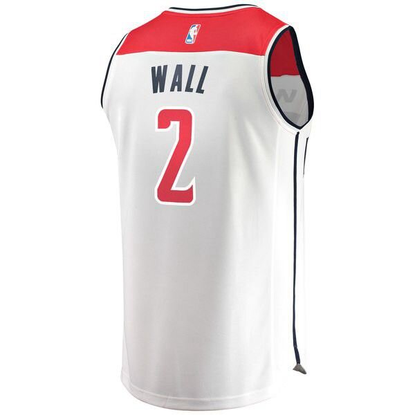 Washington Wizards John Wall белая майка НБА - Association Edition мужская