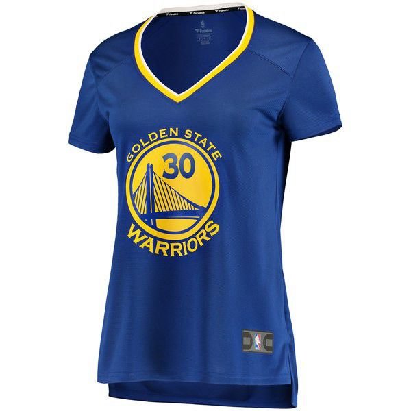 Golden State Warriors Stephen Curry синяя майка НБА - Icon Edition женская