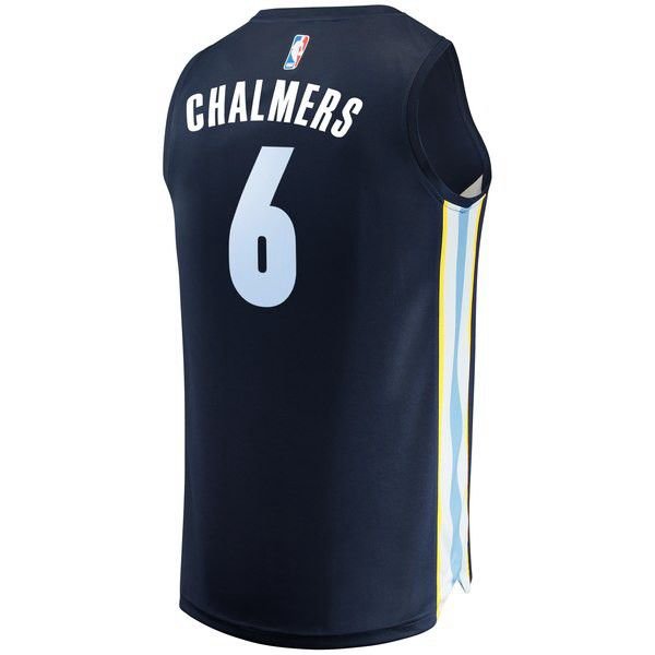 Memphis Grizzlies Mario Chalmers Player темно-синяя майка НБА - Icon Edition