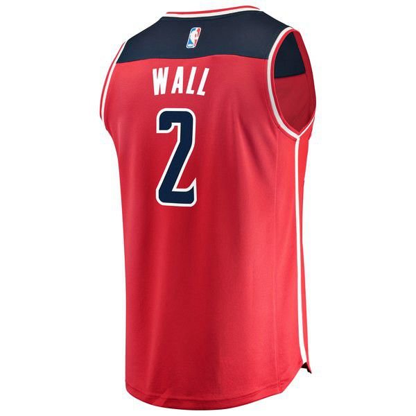 Washington Wizards John Wall красная майка НБА - Icon Edition