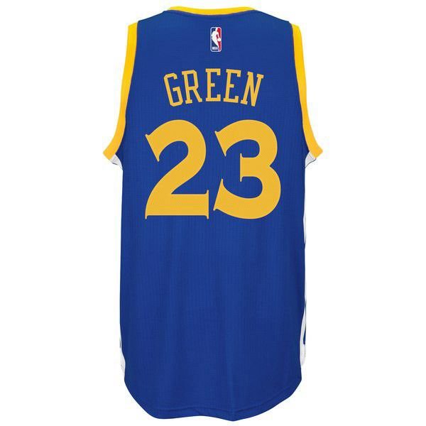 Golden State Warriors Draymond Green Adidas гостевая Мужская Climacool синяя майка НБА