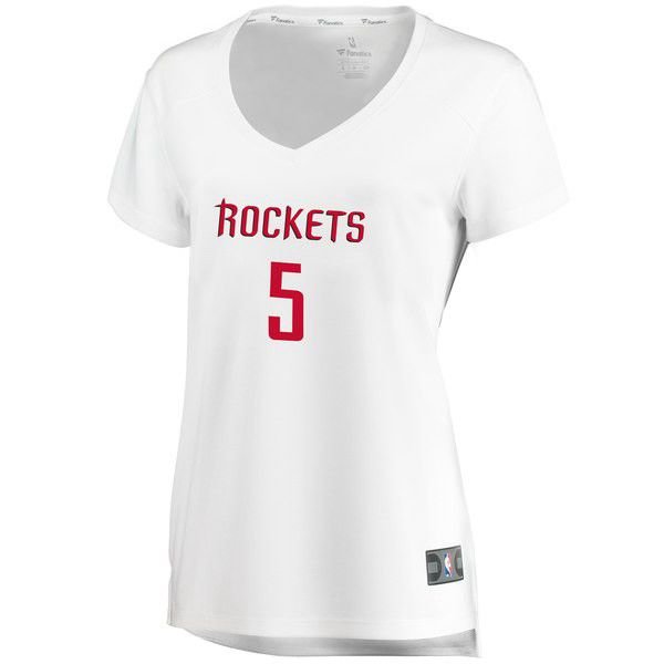 Houston Rockets Aaron Jackson белая майка НБА - Association Edition