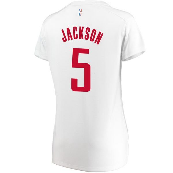 Houston Rockets Aaron Jackson белая майка НБА - Association Edition