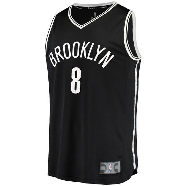 Brooklyn Nets Spencer Dinwiddie Player черная майка НБА - Icon Edition