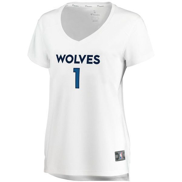 Minnesota Timberwolves Tyus Jones белая майка НБА - Association Edition
