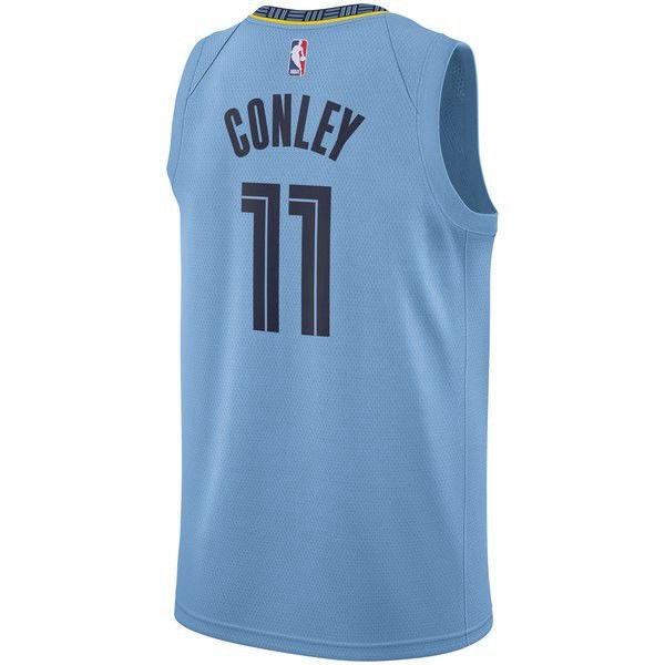Memphis Grizzlies Mike Conley Найки мужская голубая синяя майка НБА - Statement Edition мужская