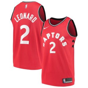 Toronto Raptors Kawhi Leonard Найки мужская красная майка НБА - Icon Edition