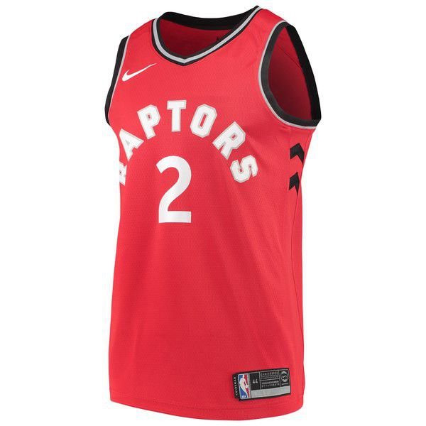 Toronto Raptors Kawhi Leonard Найки мужская красная майка НБА - Icon Edition