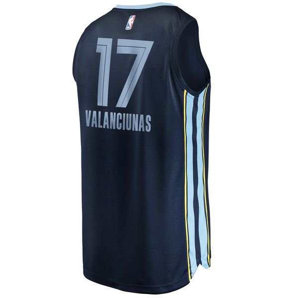Memphis Grizzlies Jonas Valanciunas темно-синяя майка НБА - Statement Edition