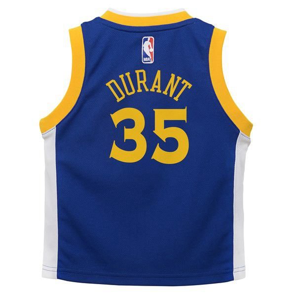 Golden State Warriors Kevin Durant Найки синяя майка НБА - Icon Edition для младенцев