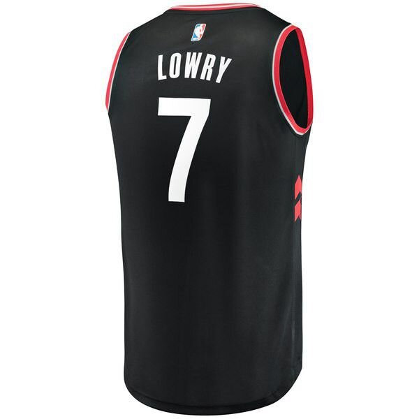Toronto Raptors Kyle Lowry Player черная майка НБА - Statement Edition