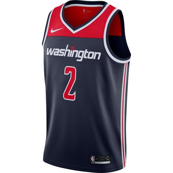 Washington Wizards John Wall Найки мужская темно-синяя майка НБА - Statement Edition