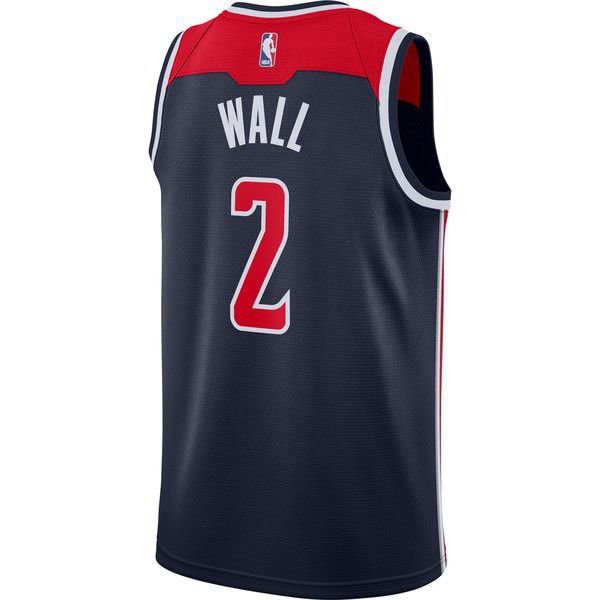 Washington Wizards John Wall Найки мужская темно-синяя майка НБА - Statement Edition