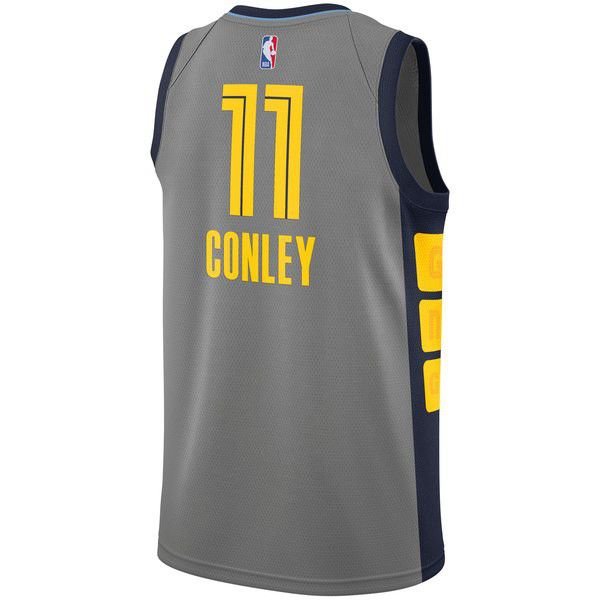 Memphis Grizzlies Mike Conley Найки 2018/19 мужская серая майка НБА - City Edition подростковая