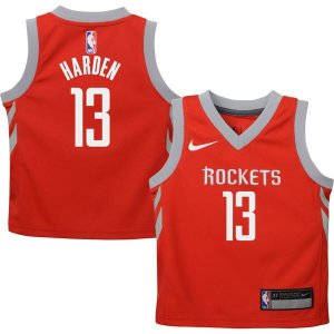 Houston Rockets James Harden Найки красная майка НБА - Icon Edition для младенцев