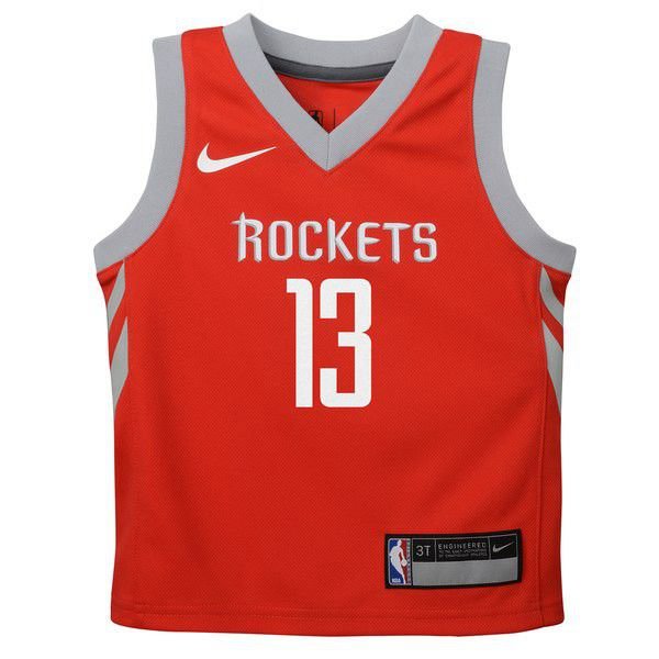 Houston Rockets James Harden Найки красная майка НБА - Icon Edition для младенцев