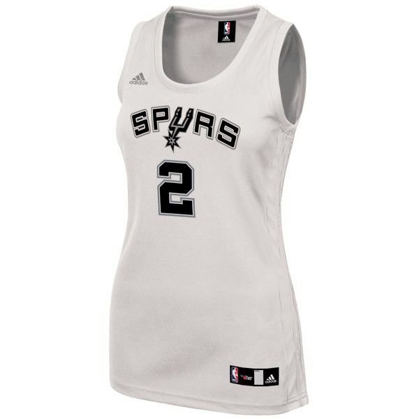 San Antonio Spurs Kawhi Leonard Adidas Fashion белая майка НБА