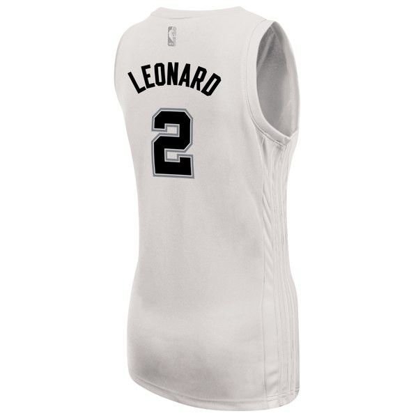 San Antonio Spurs Kawhi Leonard Adidas Fashion белая майка НБА