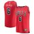 Chicago Bulls Cristiano Felicio Player красная майка НБА - Icon Edition