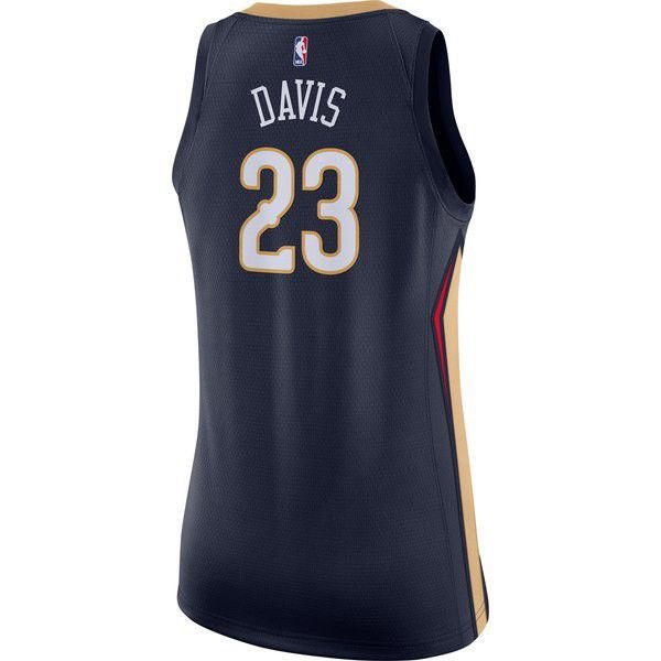 New Orleans Pelicans Anthony Davis Найки мужская темно-синяя майка НБА - Icon Edition женская