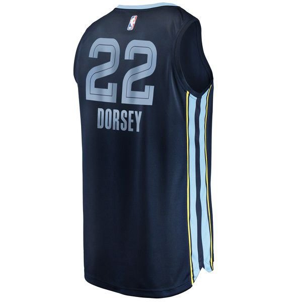 Memphis Grizzlies Tyler Dorsey темно-синяя майка НБА - Statement Edition