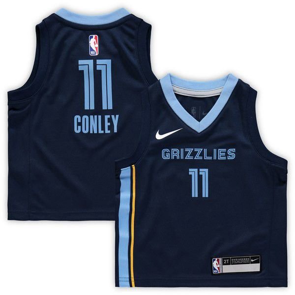 Memphis Grizzlies Mike Conley Найки Player темно-синяя майка НБА - Icon Edition