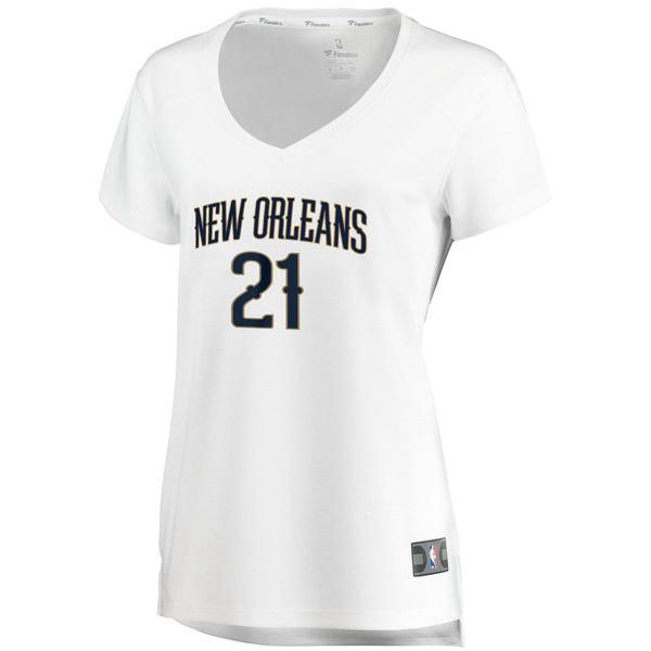 New Orleans Pelicans Darius Miller белая майка НБА - Association Edition