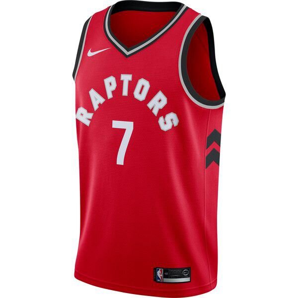 Toronto Raptors Kyle Lowry Найки мужская красная майка НБА - Icon Edition