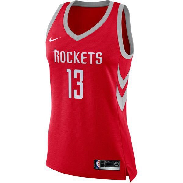 Houston Rockets James Harden Найки мужская красная майка НБА - Icon Edition женская