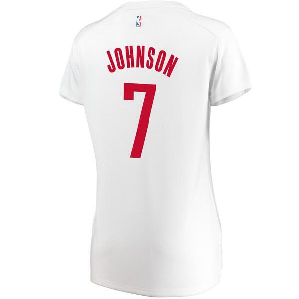 Houston Rockets Joe Johnson белая майка НБА - Association Edition