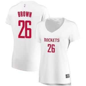 Houston Rockets Markel Brown Player белая майка НБА - Association Edition