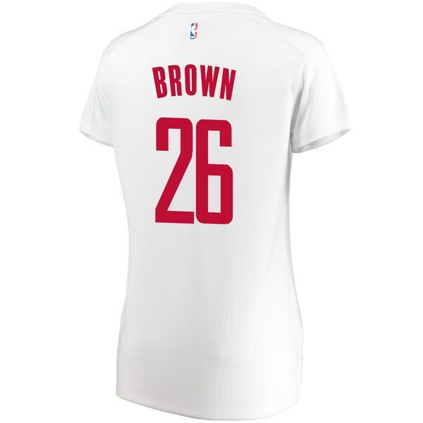 Houston Rockets Markel Brown Player белая майка НБА - Association Edition