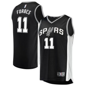 San Antonio Spurs Bryn Forbes Player черная майка НБА - Icon Edition