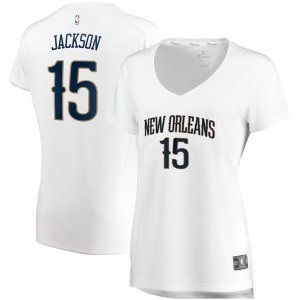 New Orleans Pelicans Frank Jackson белая майка НБА - Association Edition