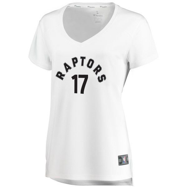 Toronto Raptors Jonas Valanciunas белая майка НБА - Association Edition