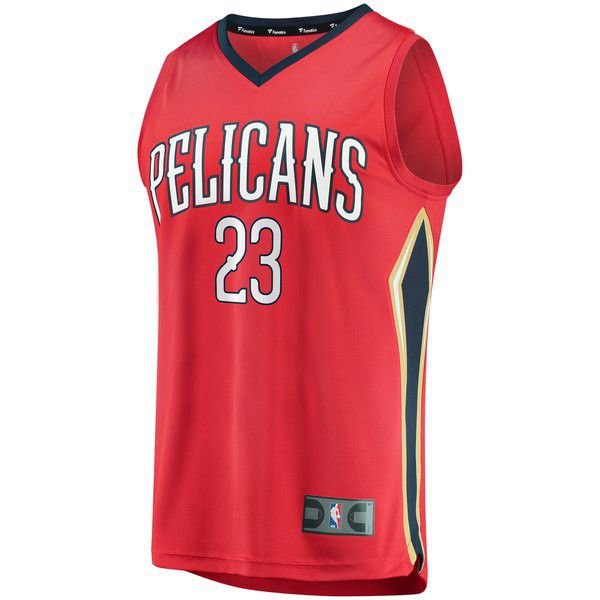 New Orleans Pelicans Anthony Davis Player красная майка НБА - Statement Edition