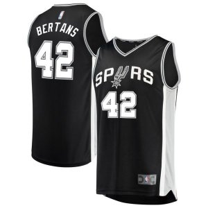 San Antonio Spurs Davis Bertans Player черная майка НБА - Icon Edition