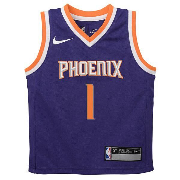 Phoenix Suns Devin Booker Найки Mor майка НБА - Icon Edition для младенцев
