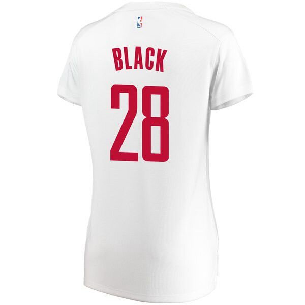 Houston Rockets Tarik черная Player белая майка НБА - Association Edition