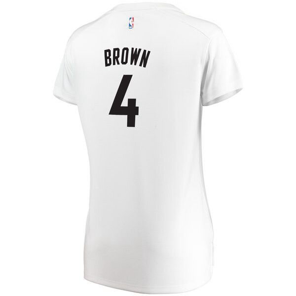 Toronto Raptors Lorenzo Brown белая майка НБА - Association Edition