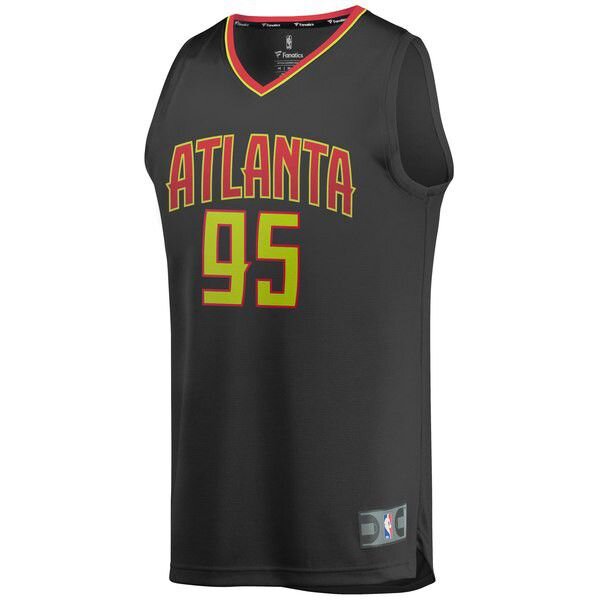 Atlanta Hawks DeAndre Bembry черная майка НБА - Icon Edition