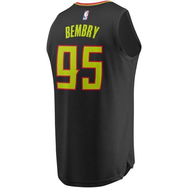 Atlanta Hawks DeAndre Bembry черная майка НБА - Icon Edition